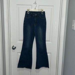 SHEIN PETITE High Stretch Bootcut Jeans
